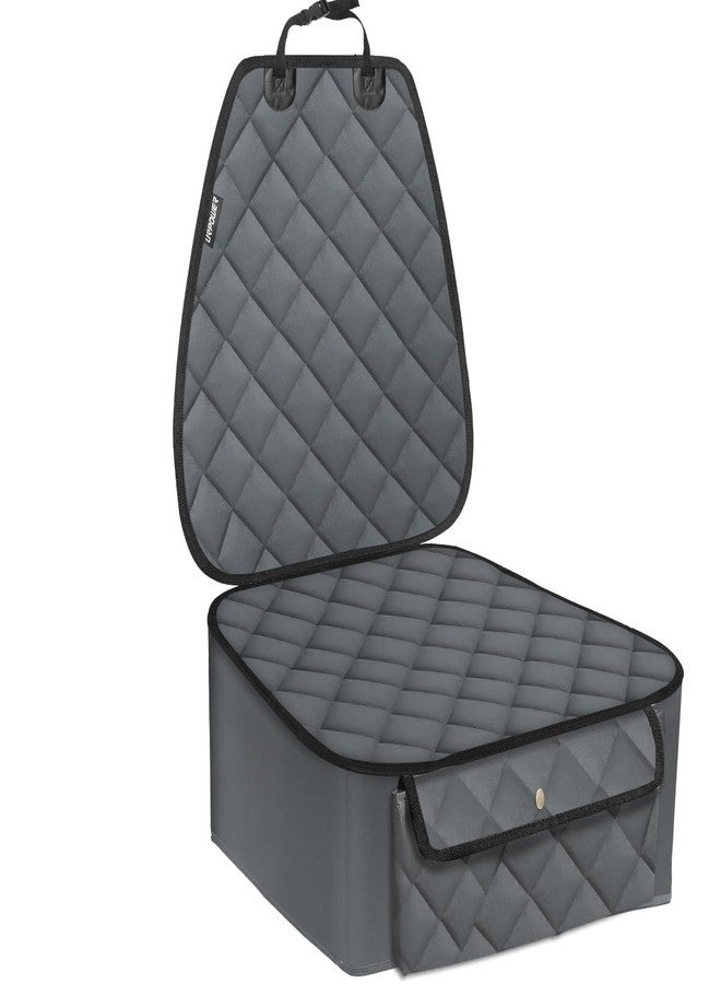 UR باور غطاء مقعد أمامي للكلاب من URPOWER للسيارات، مقاوم للماء بنسبة 100%، مانع للانزلاق، واقي مقعد السيارة للحيوانات الأليفة، أغطية مقاعد مبطنة ومتينة للكلاب للسيارات والشاحنات وسيارات الدفع الرباعي - Image 1